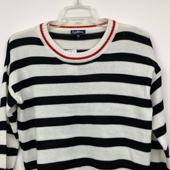 Freshman 1996 Sweater PO Varsity Black Red White L - Picture 2 of 6